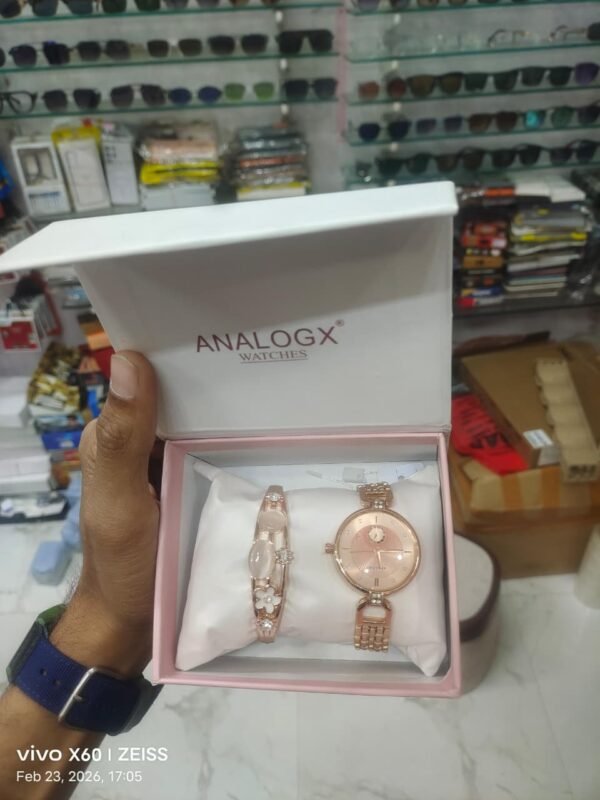 Analog watch + bracelet