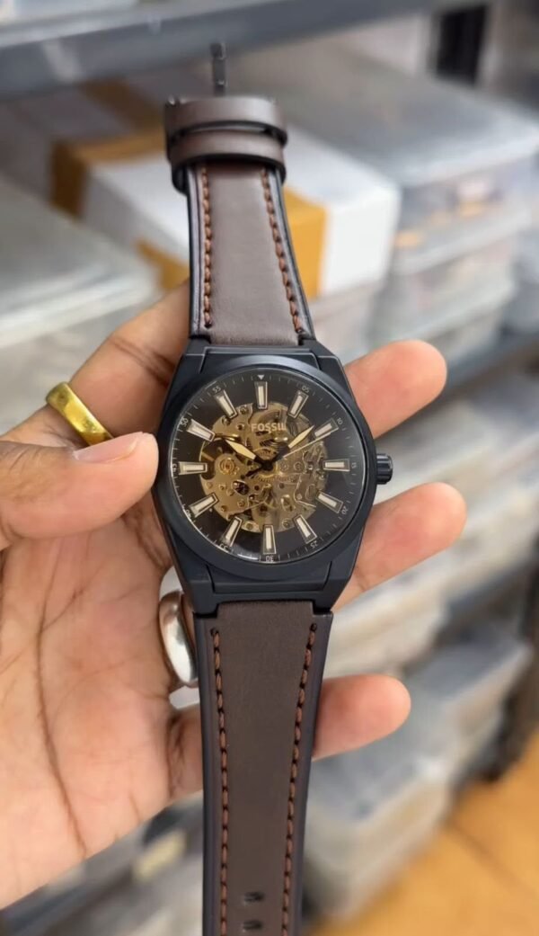 Fossil Automatic Leather