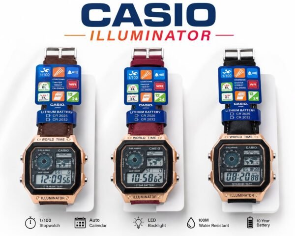 Casio Leather Illuminator